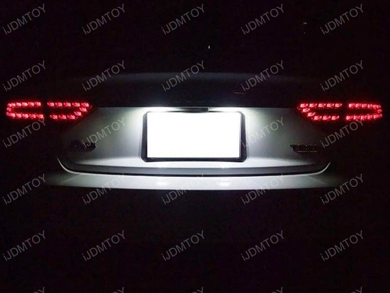 Audi A5 LED license plate 02