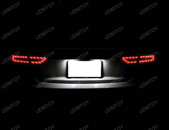 Audi A5 LED license plate 03