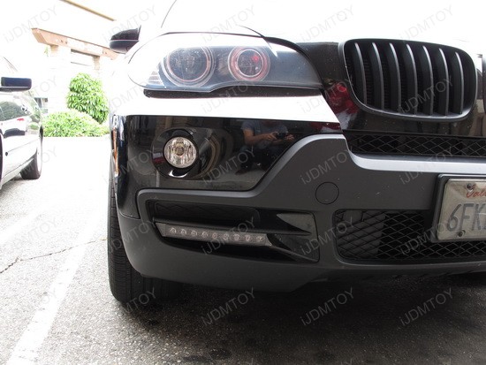 BMW X5 9-LED DRL Day Light Kit 4