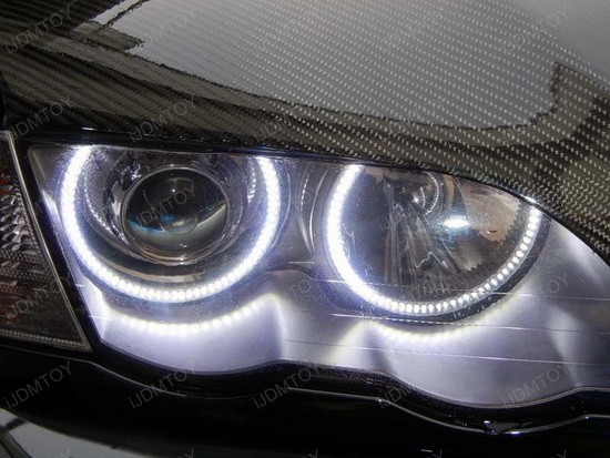 Bmw angel eyes e46 led #7