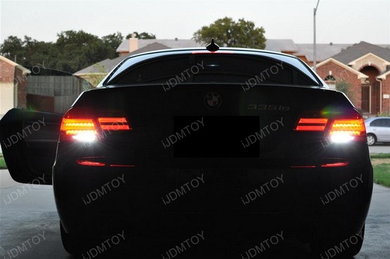 BMW E92 335is LCI CREE LED Backup Reverse Lights 3