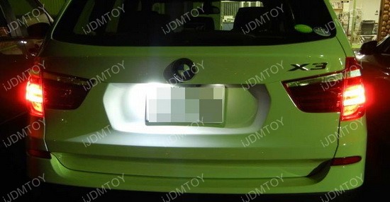 BMW LED License Plate Lamps 01