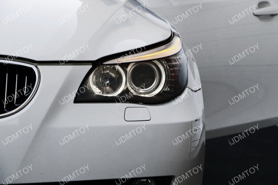BMW 5 Series E60 LCI LED Halo Rings 02