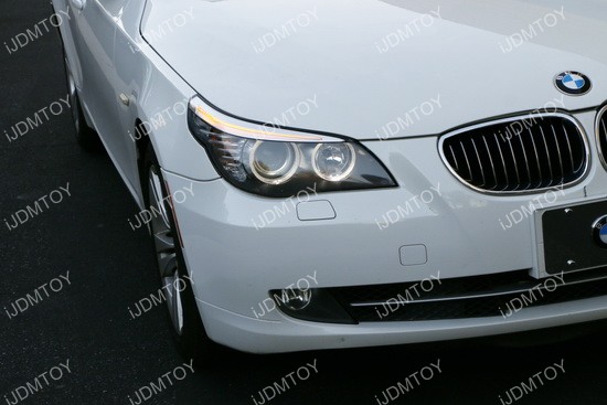 BMW 5 Series E60 LCI LED Halo Rings 04