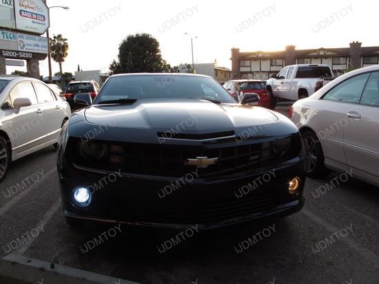 chevy camaro ss p13w led fog bulbs 2