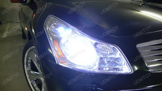 2007 - infiniti - g35 - 168 - led bulbs - parking - lights - 3