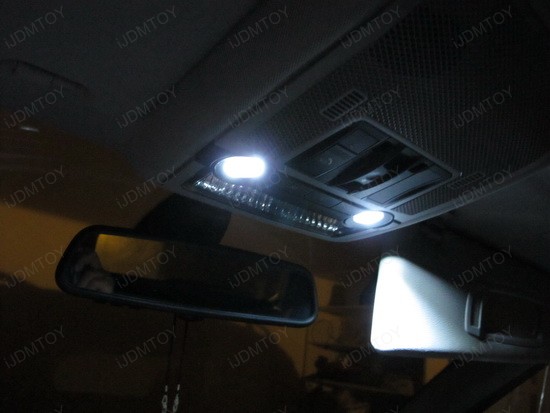 Bmw interior amber led #2