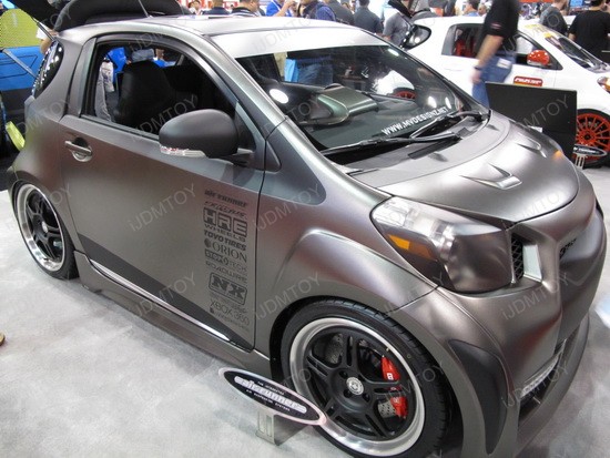 Scion IQ Black Headlight Tint 1