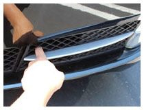 How to Remove the Plastic Mesh Insert for LED Daytime Running Lamps