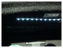 LED Strip Light For Trunk Cargo Area Installation