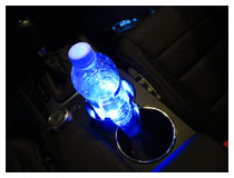 Miniature LED Strips for the Cup Holders Installation