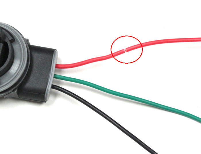 LED load resistor splice 5