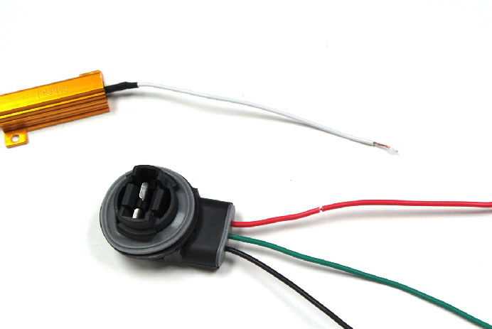 LED load resistor splice 6