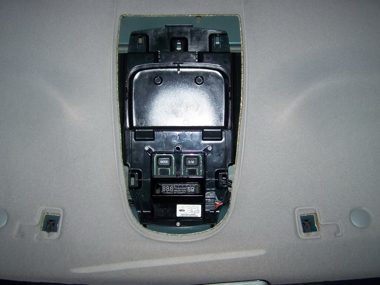 LED cab roof light install 06