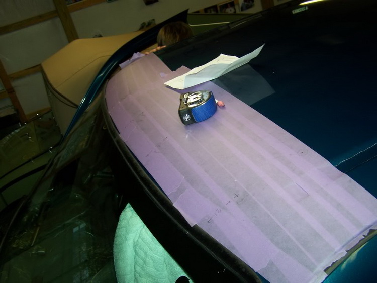 LED cab roof light install 09