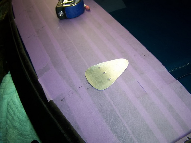 LED cab roof light install 10