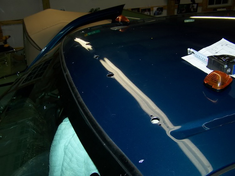 LED cab roof light install 11