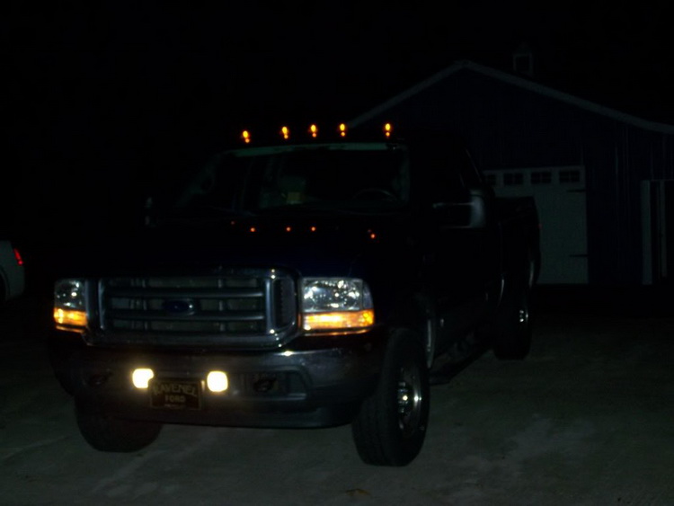 LED cab roof light install 20