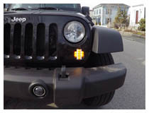 Install Jeep Wrangler Vertical LED DRL/Turn Signal Lamps