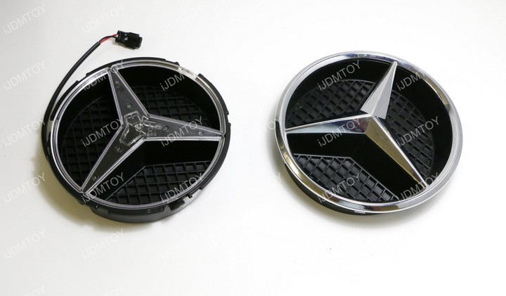 Install Mercedes illuminated LED base