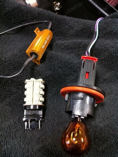 Chevy Camaro Switchback 3157 LED Turn Signal Light Bulbs 4