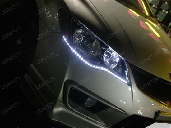 Honda civic with headlight conversion