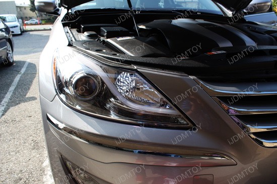Hyundai Genesis Sedan High Beam H7 LED DRL 1