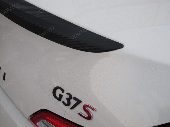 Infiniti G37 Coupe Dry Carbon Fiber Vinyl Sheet 4