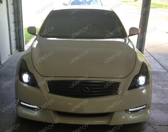 Infiniti G37 Bumper LED Daytime DRL Lights 1