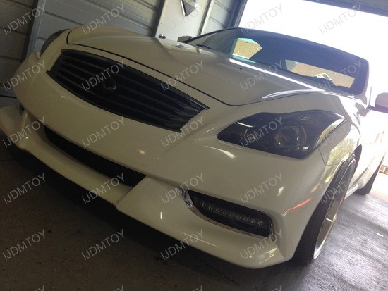 Infiniti G37 Bumper LED Daytime DRL Lights 2