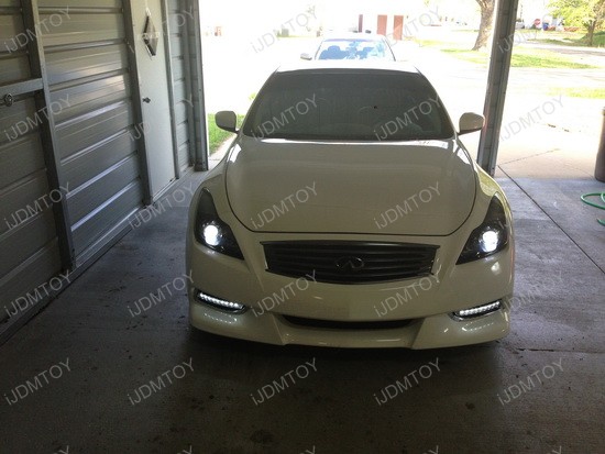 Infiniti G37 Bumper LED Daytime DRL Lights 4