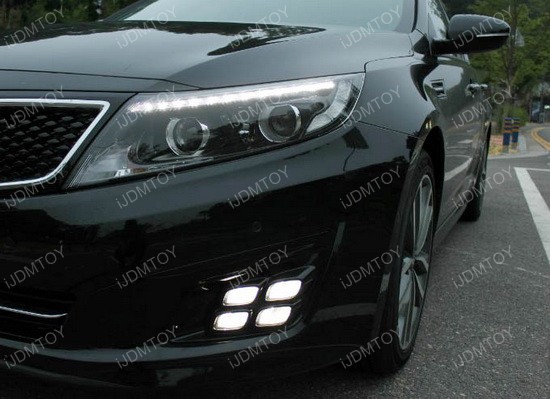 Kia Optima LED DRL quad 04