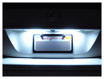 Lexus IS300 LED License Plate Lamps