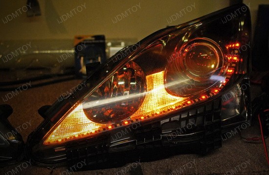 Lexus IS250 Switchback LED Strips 4