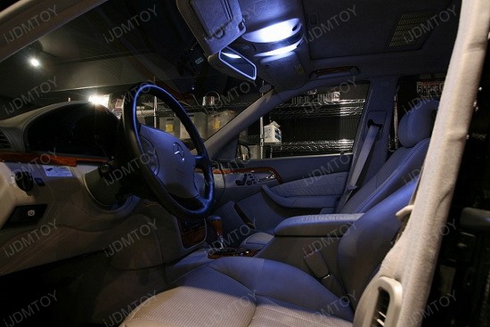 Mercedes S500 LED Interior Lights 2