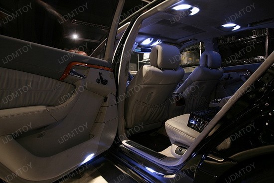 Mercedes S500 LED Interior Lights 3