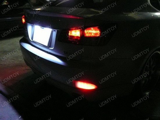 Lexus IS250 IS350 LED Bumper Reflector Lights 3