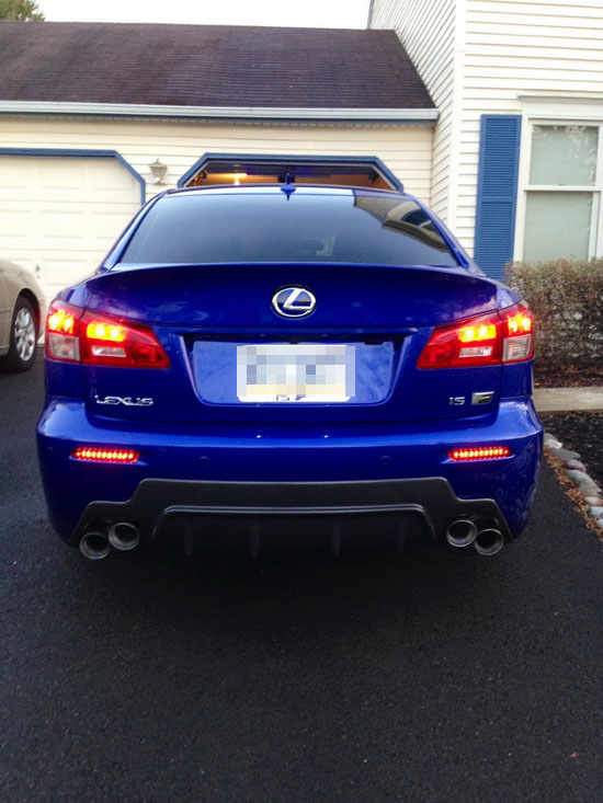 Lexus LED Rear Bumper Reflector Lights 04