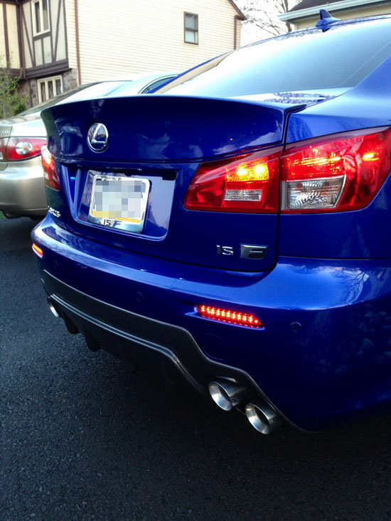 Lexus LED Rear Bumper Reflector Lights 06