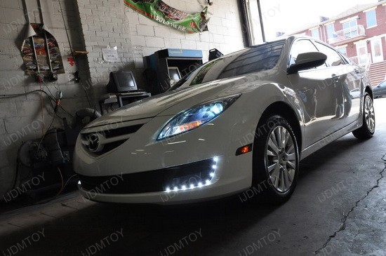 Mazda 3 Audi Style LED Strip Lights 1