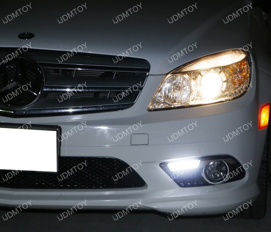 Mercedes Benz C Class LED Daytime Running Lights 06