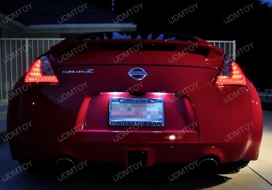 Nissan 370Z License 168 LED Bulbs 1