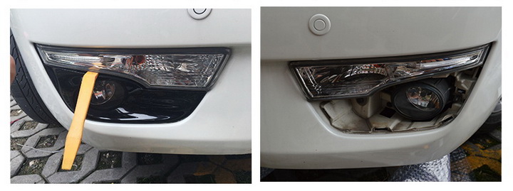 Install Nissan Altima LED DRL 01