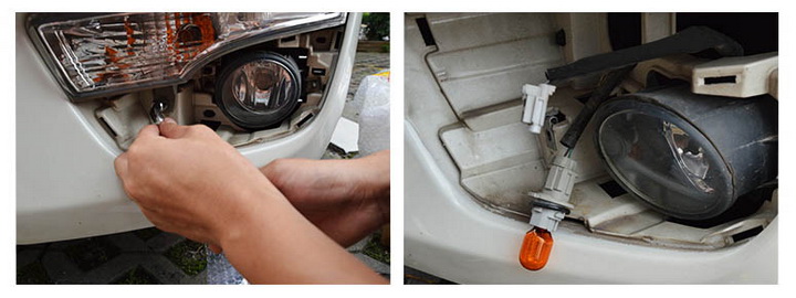 Install Nissan Altima LED DRL 02