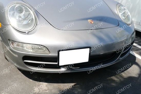 Porsche Tow Hook License Plate Mount 04