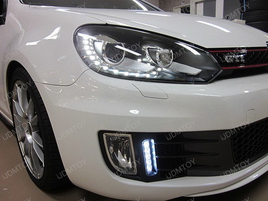 Exact Fit Volkswagen GTi LED DRL Kit 1