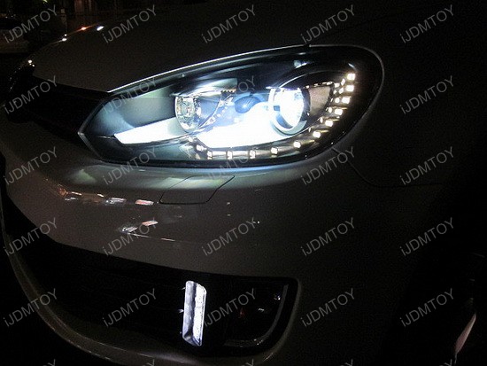 Exact Fit Volkswagen GTi LED DRL Kit 2