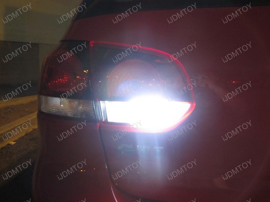 Volkswagen GTi Error Free 7440 LED Backup Reverse Lights 3