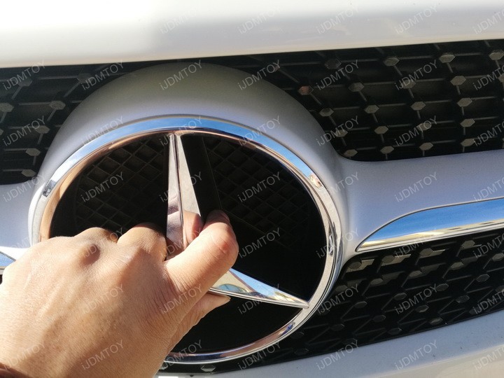 Install Mercedes illuminated LED base