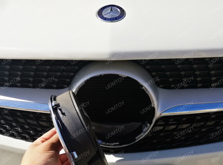 Install Mercedes illuminated LED base